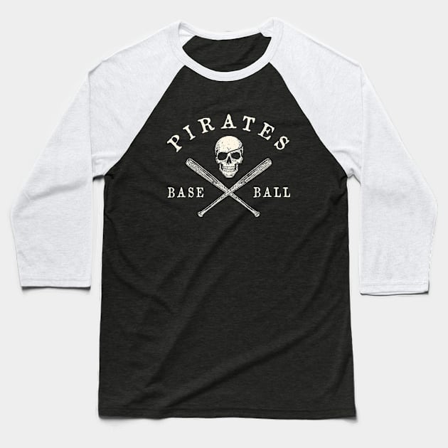 Pittsburgh Pirates Baseball by Buck Tee Baseball T-Shirt by Buck Tee